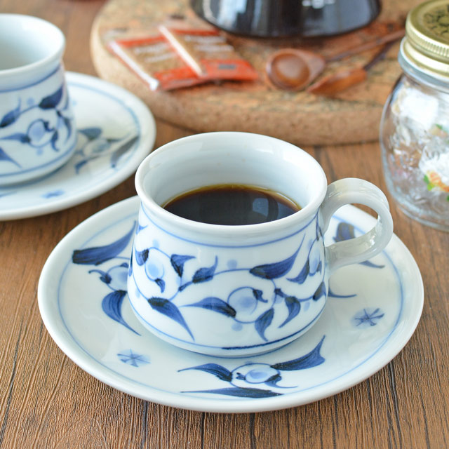 和食器・砥部焼　青達窯のコーヒーカップ