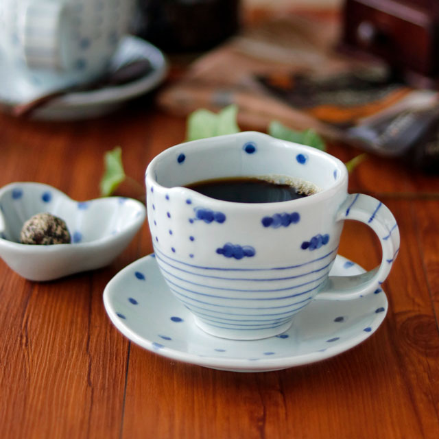 和食器・砥部焼　スギウラ工房のコーヒーカップ