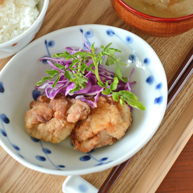 和食器・砥部焼　キノミナノのサラダボウル
