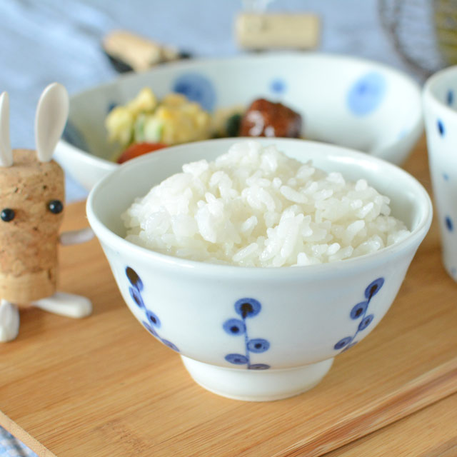 和食器・砥部焼　キノミナノの子供茶碗