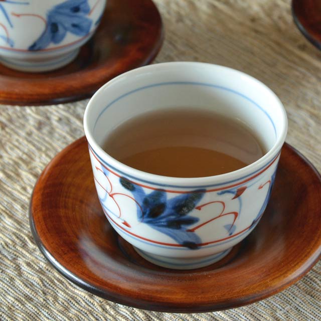 和食器・砥部焼　しだ紋の反湯呑