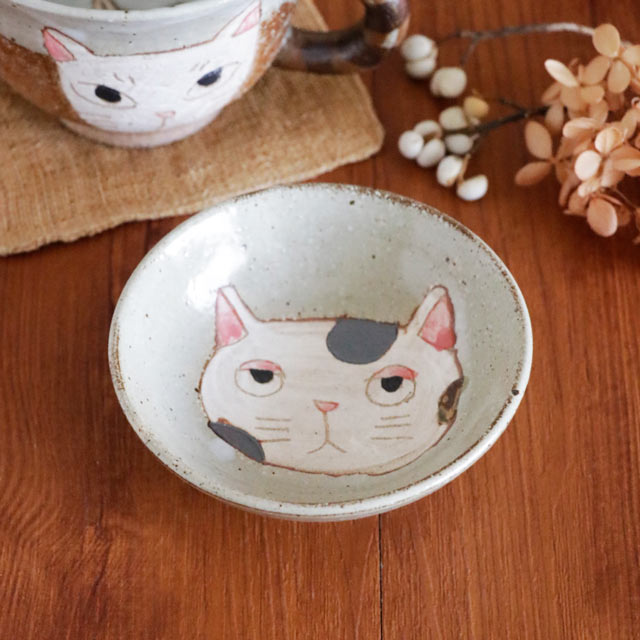 【陶工房 Sato】猫小皿(A・B・C・D)
