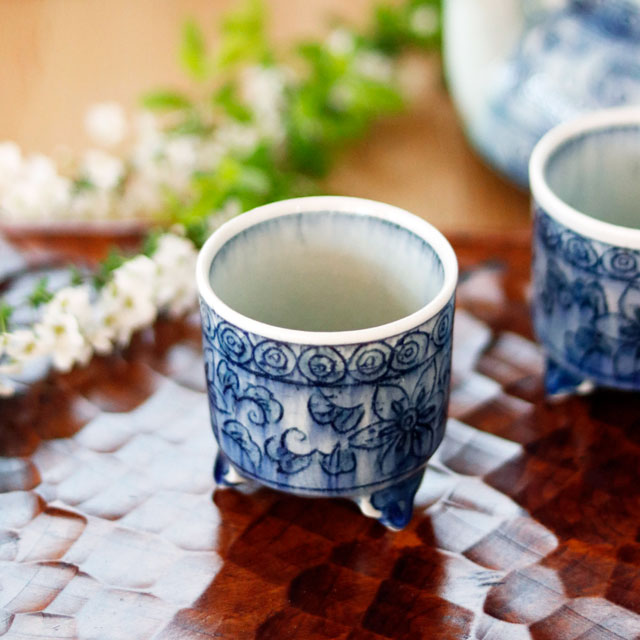 和食器・砥部焼　陶彩窯のぐい呑