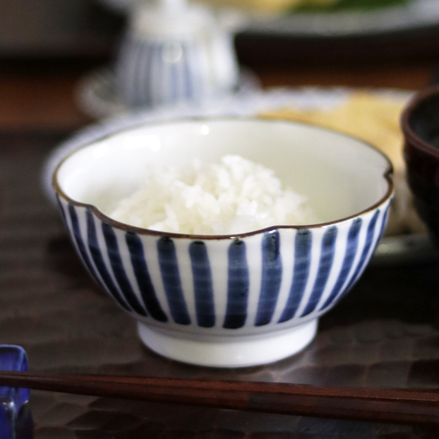 【砥部焼 東吉窯】とくさの茶碗