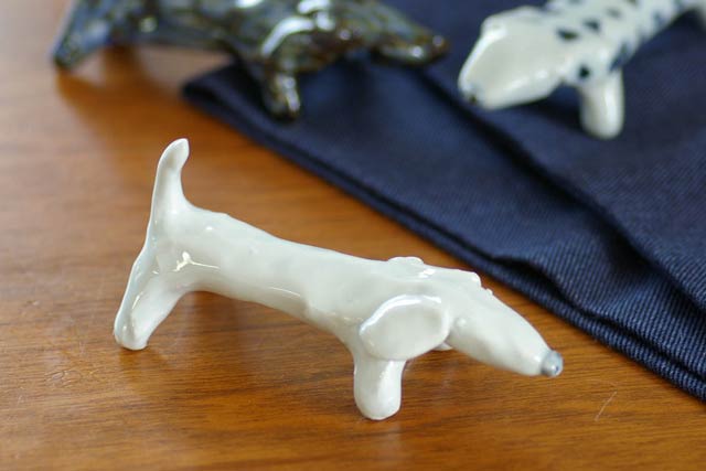 【砥部焼 雲石窯】砥部焼犬のハクちゃん