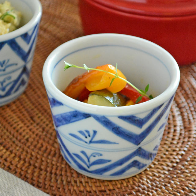 和食器・砥部焼　鈴らんのそば猪口