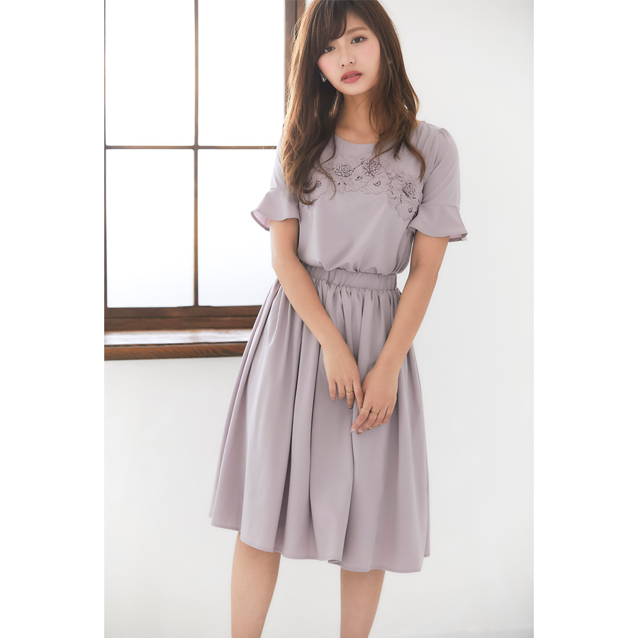 刺繍コットンブラウス