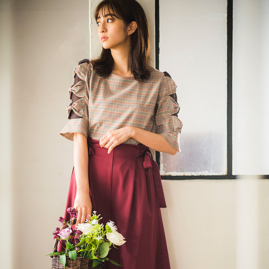 ギンガムチェックワンピース