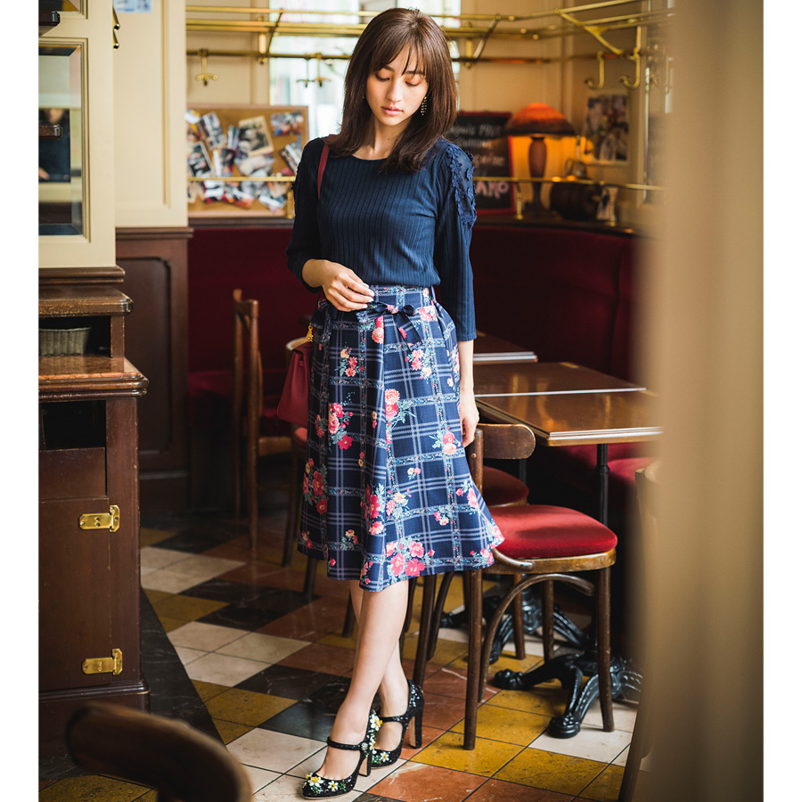 ギンガムチェックワンピース