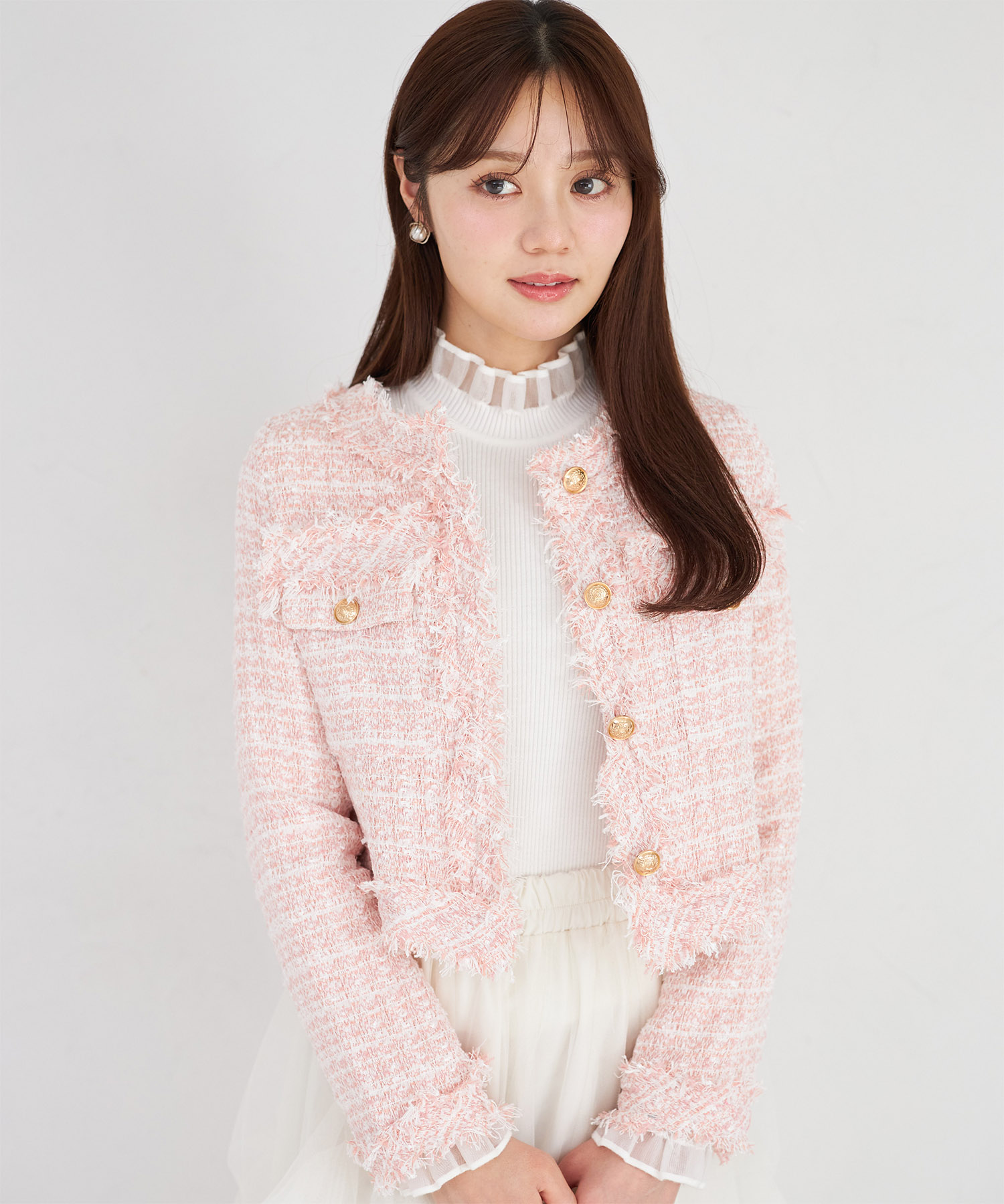 厚底チャームローファー