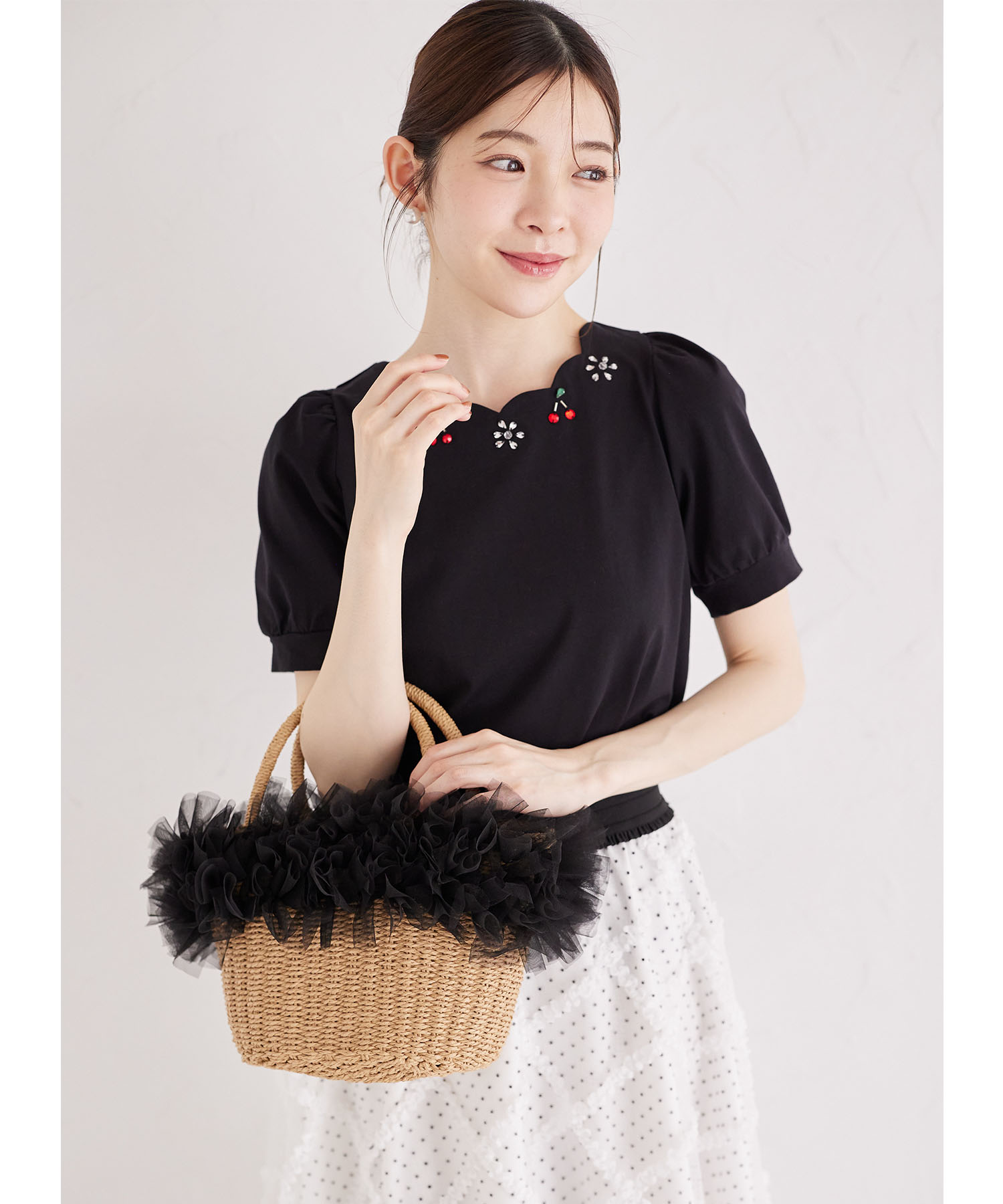tocco ワンピースとFURULAショルダーバッグ selvaria-2.jpg