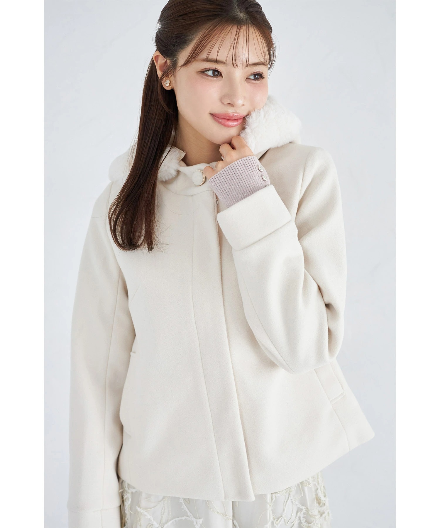 厚底チャームローファー