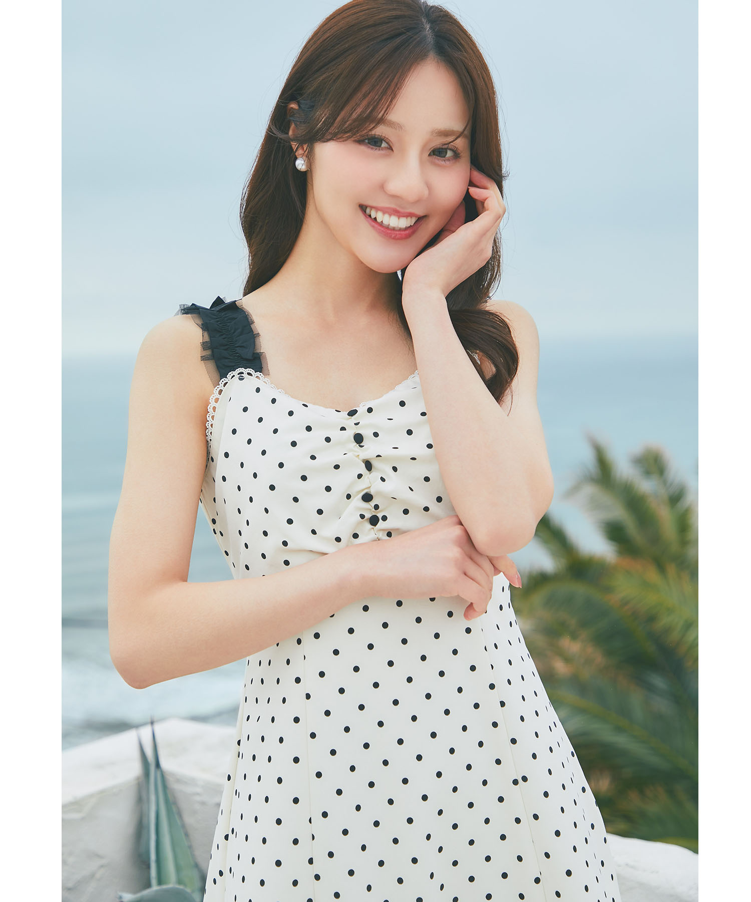 ２ＷＡＹストラップ付きバックリボンドットワンピース    8月3日(月)オフィシャルサイト限定再販☆tocco closet(トッコクローゼット)※少量の在庫確保による再販売の為、交換は出来かねる場合がございます。予めご了承ください。