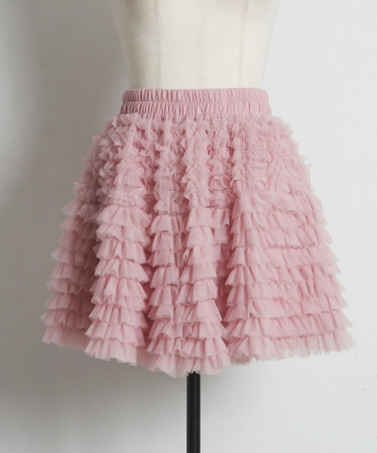 メニーホイップフリルチュールミニスカート tocco closet(トッコクローゼット) ※オフィシャルサイト限定