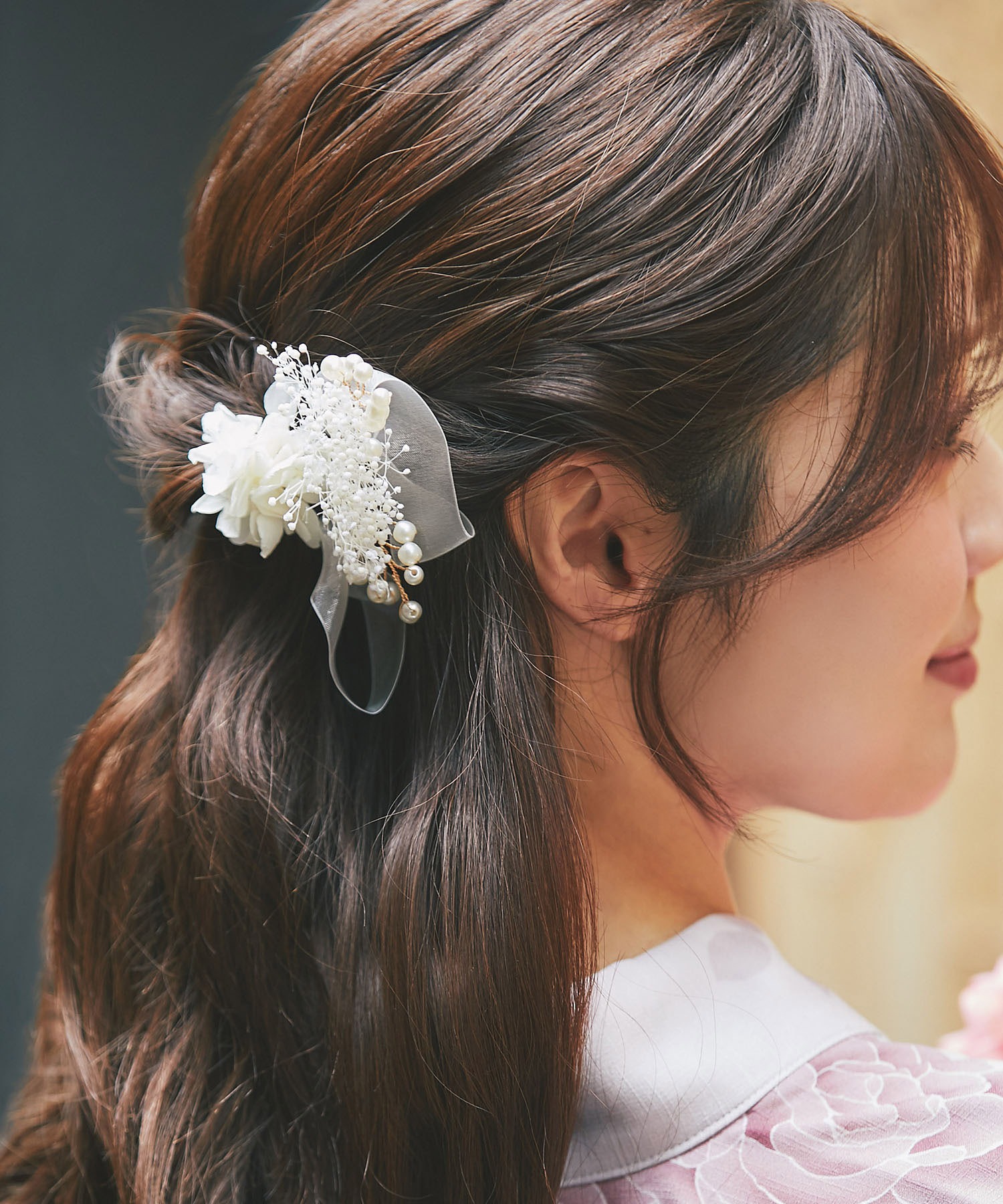フラワー×パールピンヘアアクセサリーセット tocco closet(トッコクローゼット)《YUKATA COLLECTION 2026》