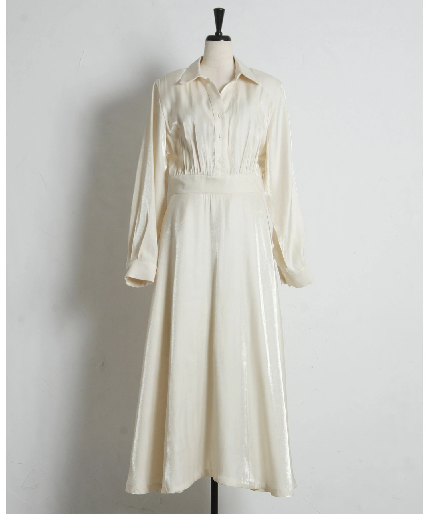 tocco トッコクローゼット　　
開襟シャツワンピース