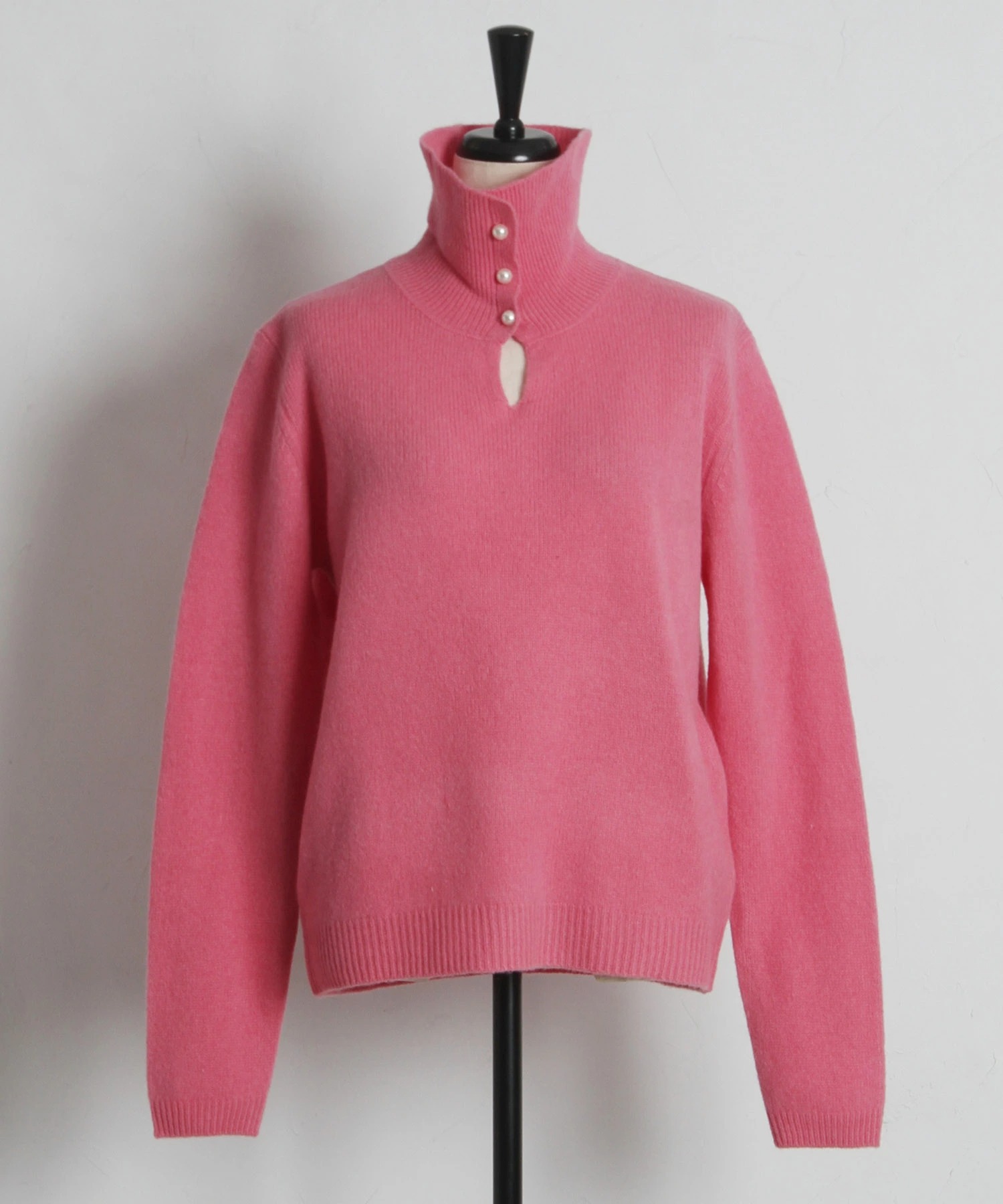 tocco トッコクローゼット　パール釦スリット２ＷＡＹニットプルオーバー