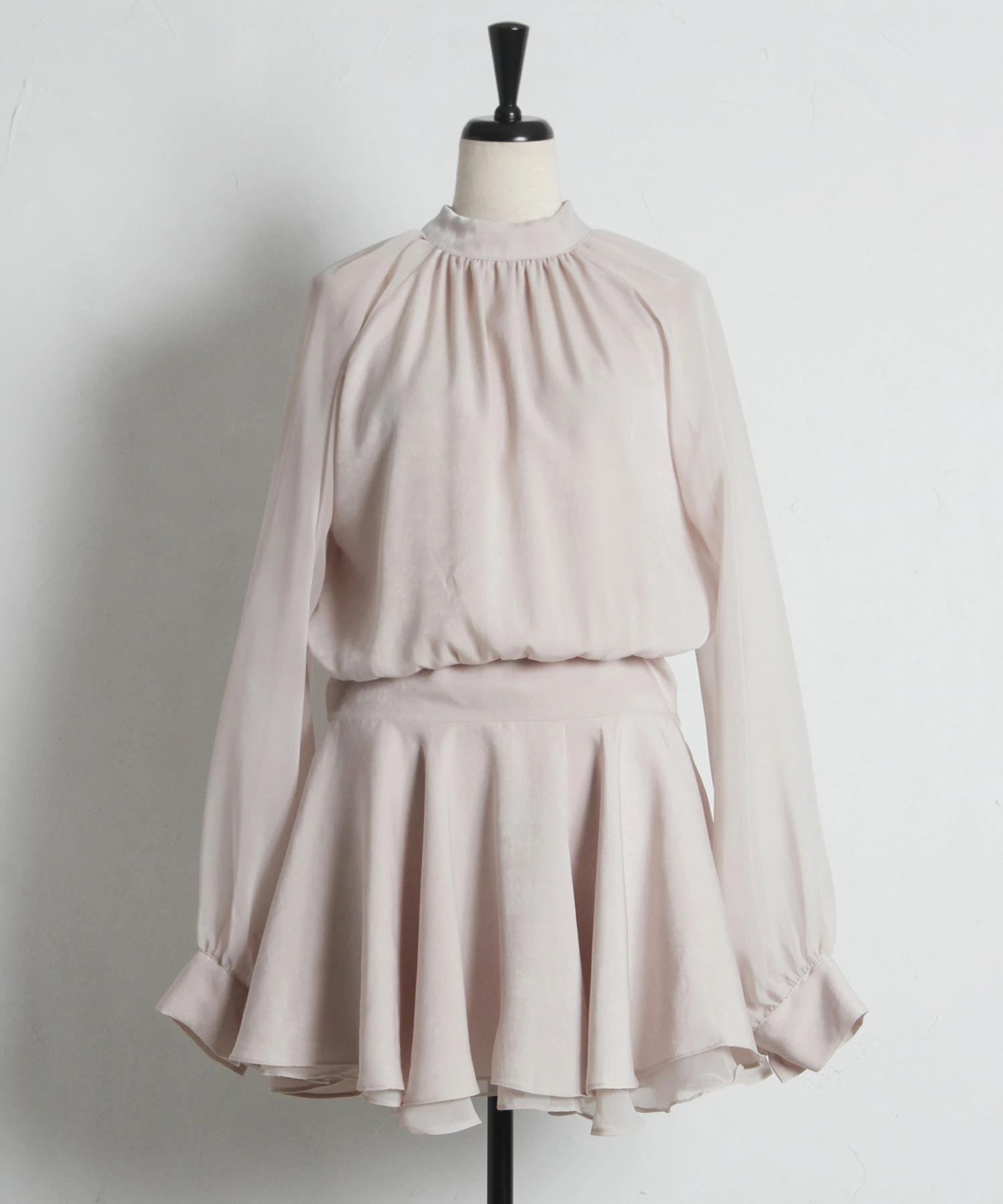 ギャザーミニワンピース tocco closet(トッコクローゼット)※オフィシャルサイト限定 ※セレクトアイテム