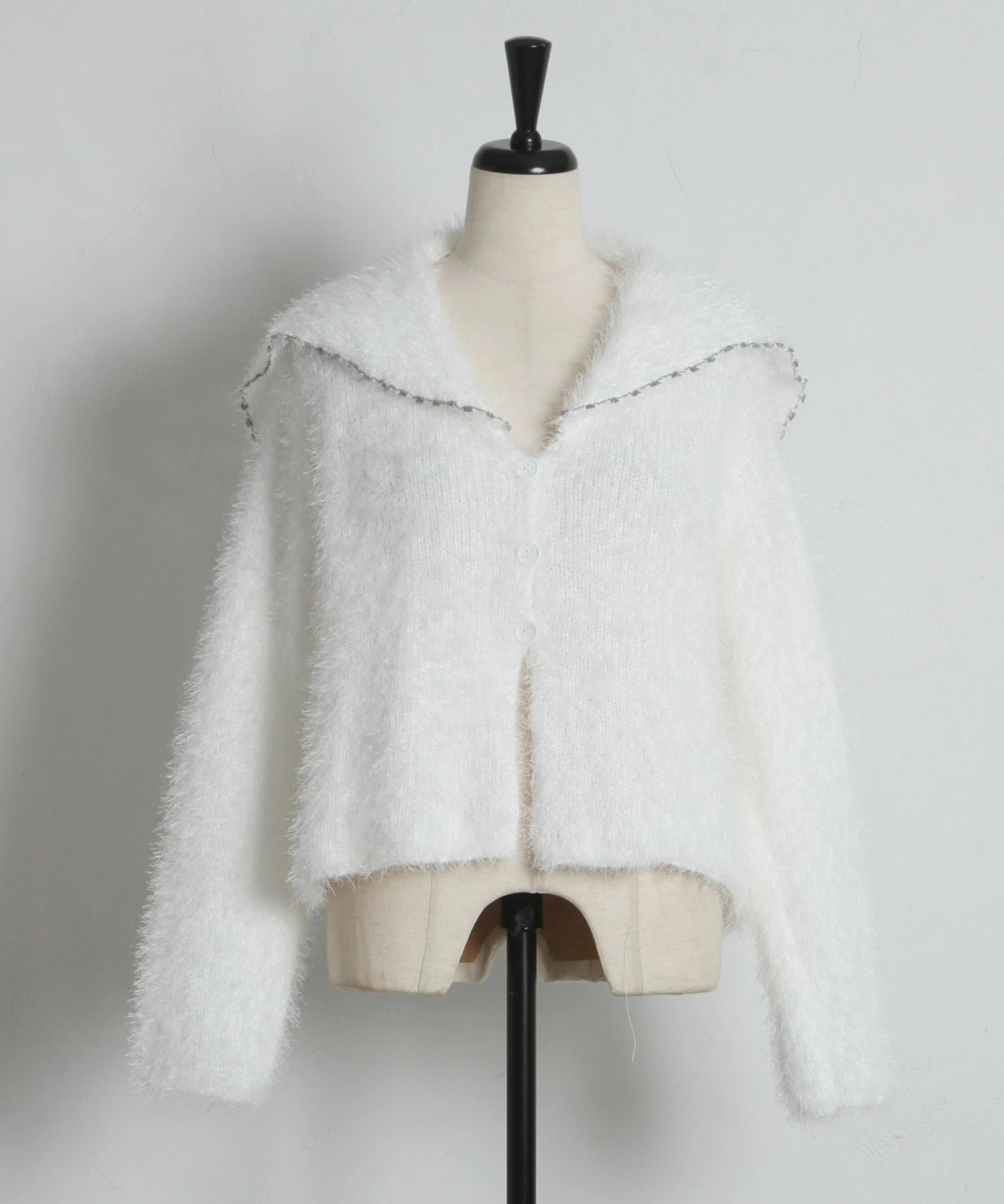 配色ライン入りビックカラーフェザーニットプルオーバー tocco closet(トッコクローゼット)※オフィシャルサイト限定 ※セレクトアイテム