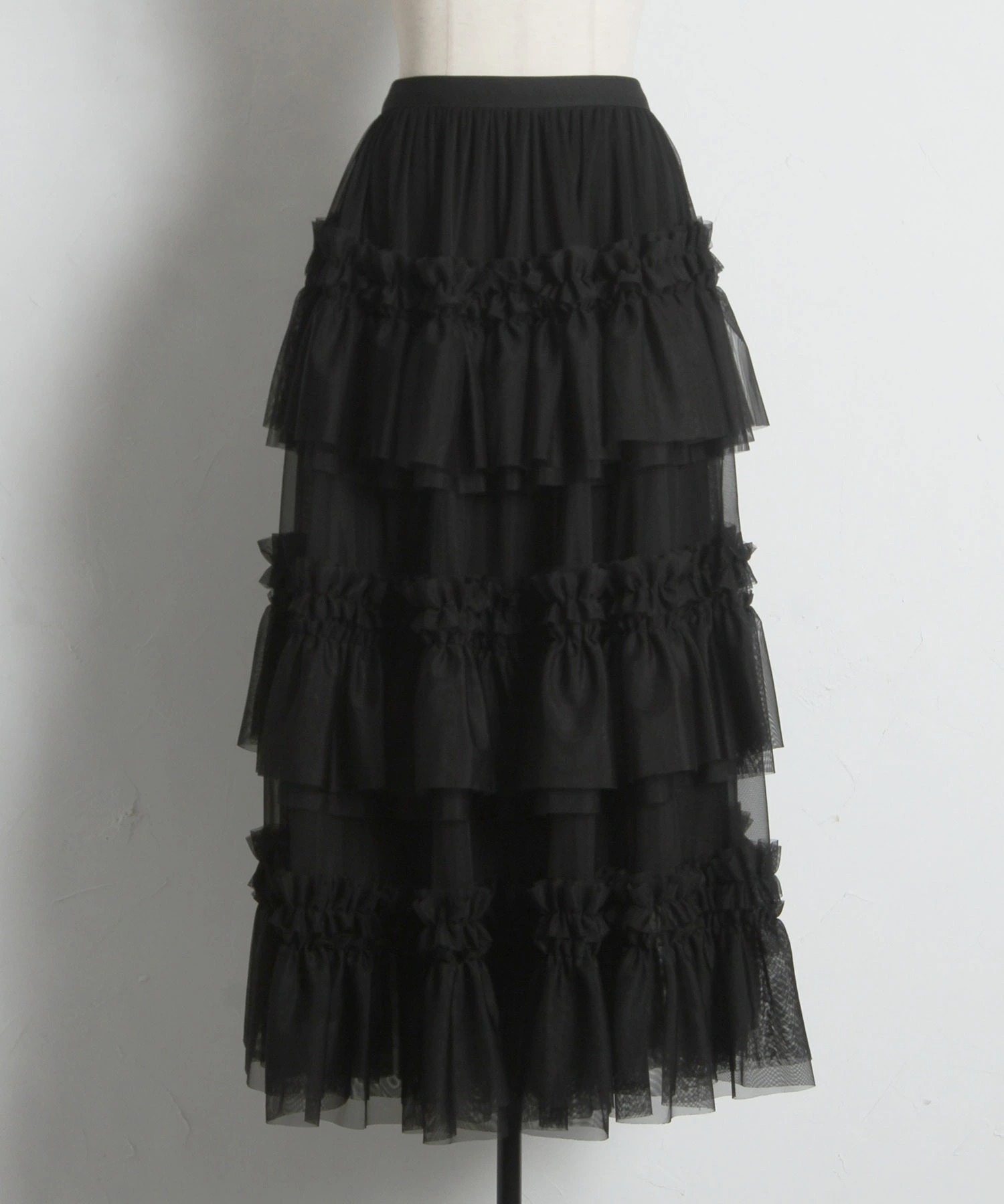 tocco トッコクローゼット　　
フリルティアードチュールスカート