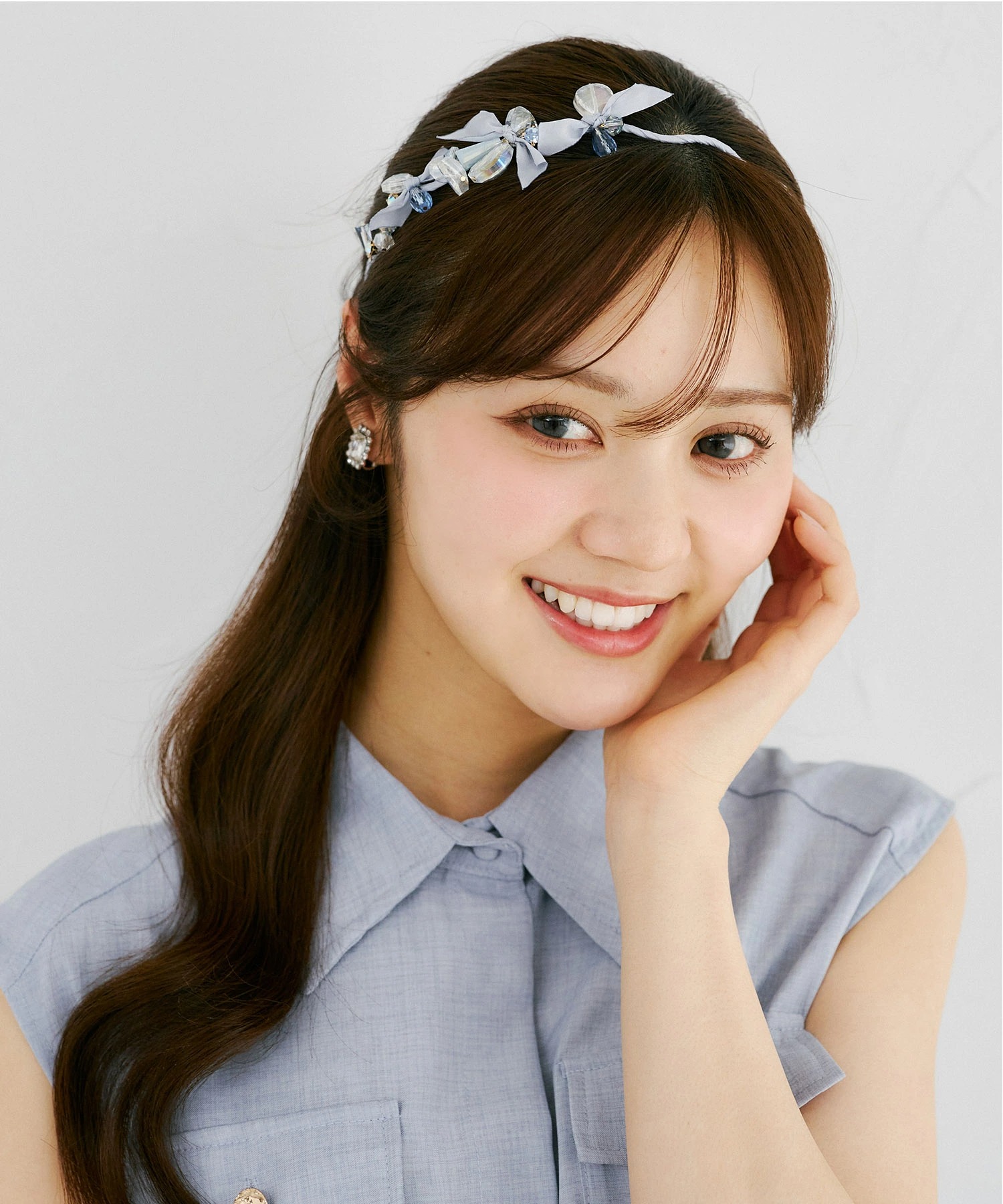 立体ビジュー×リボンカチューシャ  10月6日(火) オフィシャルサイト限定再販☆ tocco closet(トッコクローゼット)※セレクトアイテム ＊スペシャルプライス品につき返品/キャンセル/配送日指定不可/ラッピング不可/少量在庫のセールの為交換は出来かねる場合がございます。