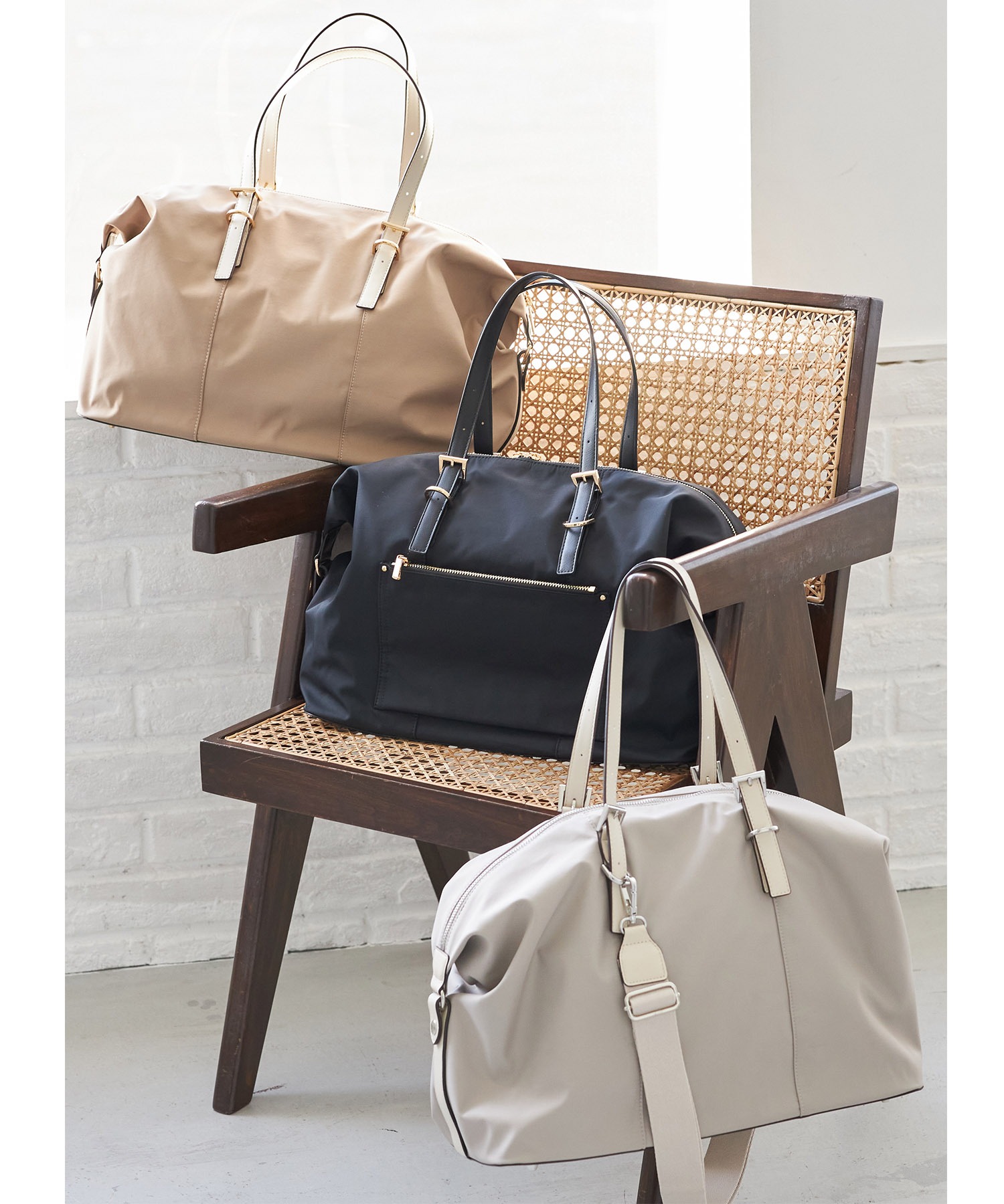 ２ＷＡＹショルダー付きビックボストンバッグ 【havelie ハヴェリー】 tocco closet(トッコクローゼット) ※セレクトアイテム ＊スペシャルプライス品につき返品/キャンセル/配送日指定不可/ラッピング不可/少量在庫のセールの為交換は出来かねる場合がございます。