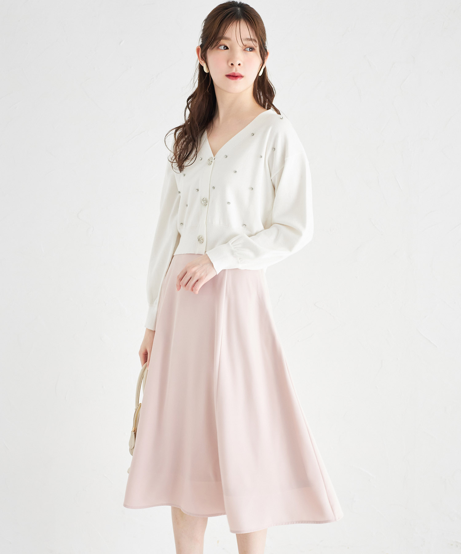 ベーシック無地フレアスカート【jarsley 】 tocco closet(トッコクローゼット)8/17スタート！スペシャルプライス ＊スペシャルプライス品につき返品/キャンセル/配送日指定不可/ラッピング不可/少量在庫のセールの為交換は出来かねる場合がございます。
