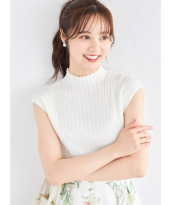 ラメ入りシンプルリブニットプルオーバー 【vasmine ヴァスミン】 tocco closet ＊スペシャルプライス品につき返品/キャンセル/配送日指定不可/ラッピング不可/少量在庫のセールの為交換は出来かねる場合がございます。