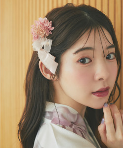 アジサイ×カスミ草オーガンジーリボン付きヘアアクセサリーセット 7月9日(水)オフィシャルサイト限定再販☆【lamelise ラメリズ】《YUKATA COLLECTION 2025》※少量の在庫確保による再販売の為、交換は出来かねる場合がございます。予めご了承ください。