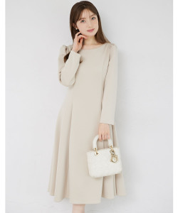 ２ＷＡＹ袖口ファー付きボンディングワンピース  tocco closet(トッコクローゼット)《CeremonyStyle》【製品不備により販売を中止とさせていただきます。販売の再開時期につきましては改めてお知らせいたします。】