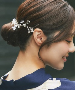 パールフラワーワイヤーヘアアクセサリー tocco closet(トッコクローゼット)《YUKATA COLLECTION 2026》