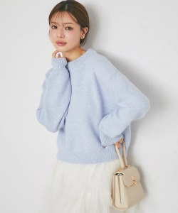 ふわふわうさぎドロップショルダーニットプルオーバー tocco closet(トッコクローゼット)