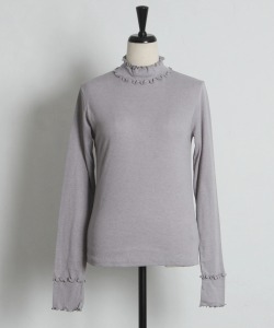 メローフリルリブカットプルオーバー  tocco closet(トッコクローゼット)　※オフィシャルサイト限定 ※セレクトアイテム