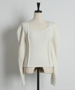 ビスチェラインリブカットプルオーバー tocco closet(トッコクローゼット)　※オフィシャルサイト限定 ※セレクトアイテム