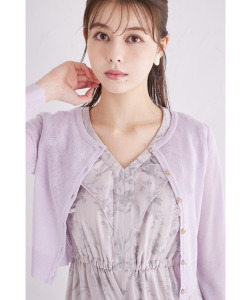 ＵＶカット＆接触冷感＆花粉防止♪リボンメタル釦シアーカーディガン 6月30日(月)オフィシャルサイト限定再販☆【folinea フォリネア】 tocco closet(トッコクローゼット)※少量の在庫確保による再販売の為、交換は出来かねる場合がございます。予めご了承ください。