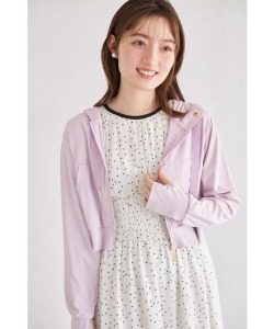 ＵＶカット＆接触冷感♪グログランテープジップパーカー【muiley ミュイリー】 tocco closet(トッコクローゼット)※少量の在庫確保による再販売の為、交換は出来かねる場合がございます。予めご了承ください。