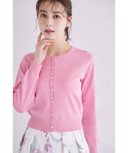 ＵＶカット＆接触冷感＆ハンドウォッシュ♪超強撚プチフラワー釦カーディガン 6月27日(金)再販決定☆【pamelia パメリア】 tocco closet(トッコクローゼット) ※少量の在庫確保による再販売の為、交換は出来かねる場合がございます。