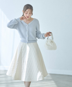 ハートキルティングフレアスカート 8/15(木)オフィシャルサイト限定再販☆【veilac ヴェリック】 tocco closet(トッコクローゼット)※少量の在庫確保による再販売の為、交換は出来かねる場合がございます。予めご了承ください。