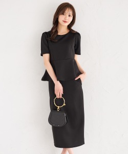 ポケット付きベーシックタイトカットスカート【velora ヴェローラ】 tocco closet　＊スペシャルプライス品につき返品/キャンセル/配送日指定不可/ラッピング不可/少量在庫のセールの為交換は出来かねる場合がございます。