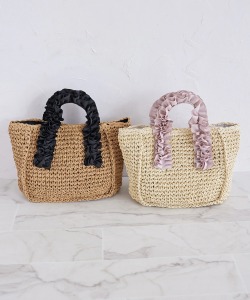 フリルトートペーパーカゴバッグ【volita ヴォリタ】 tocco closet(トッコクローゼット)※セレクトアイテム