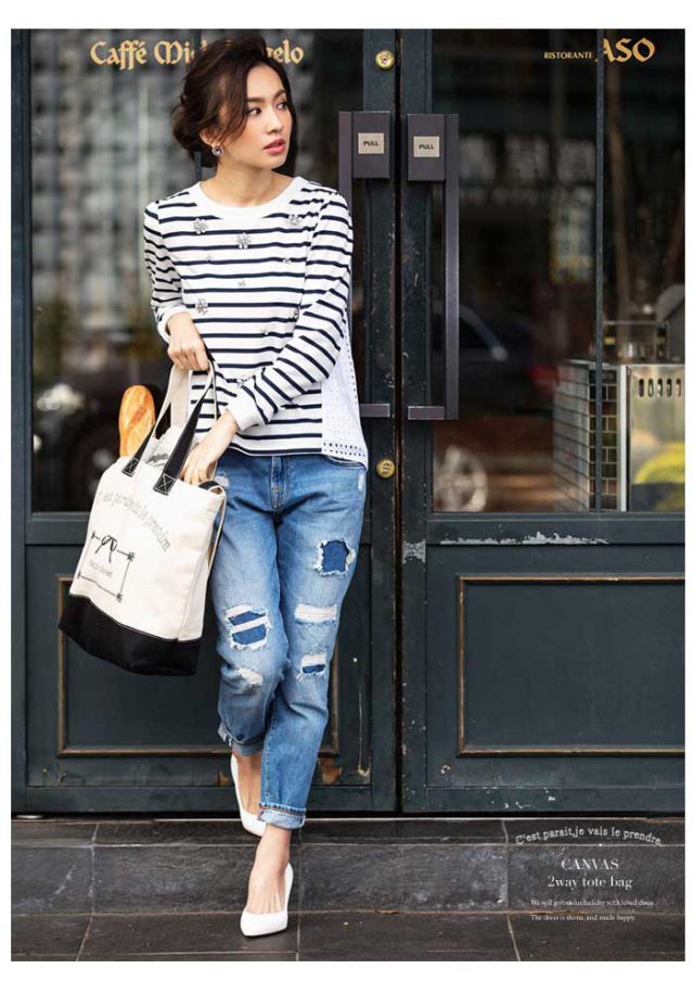 トートバッグ 15 Tocco Spring Collection 優木まおみ着用春カタログアイテム