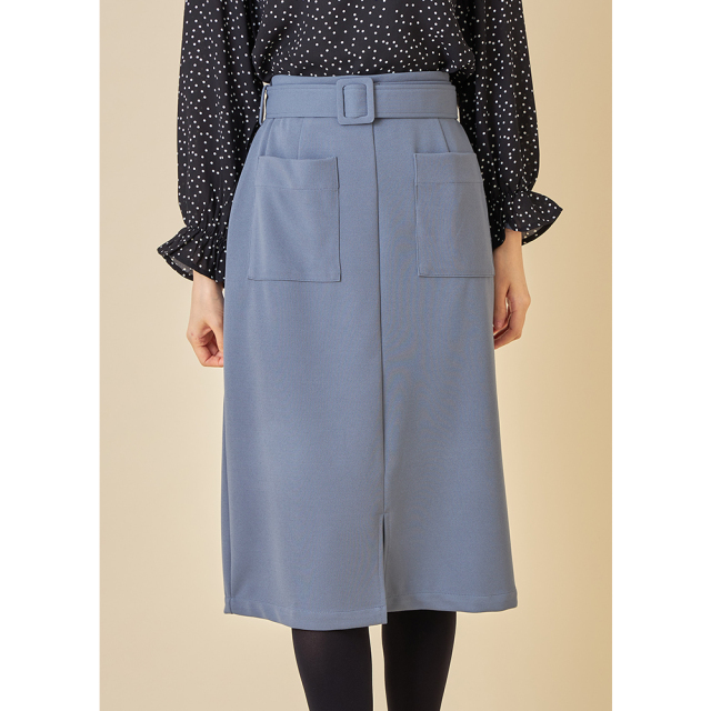 ♡ムータ SOLOTEX ストレッチ スカート ベージュ♡タグ付き