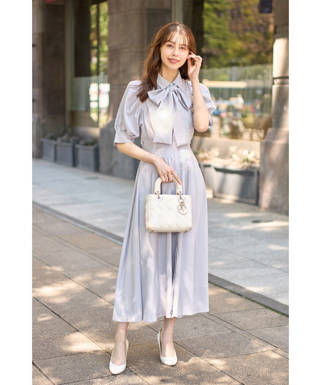 tocco closet ２ＷＡＹボウタイリボン付きワンピース ピンク zaria-1.jpg