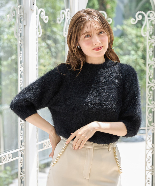 DES PRES ドルマリンスリーブ ニット 