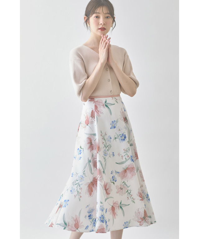 （残りわずか）The Row Fleur コットンAラインスカート Fleur コットンスカート ブラック – The Row