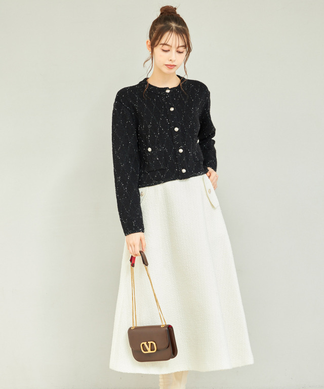 ダーリッチ スプリングスパンコールオーバーニットカーディガン PNK tessa-13.jpg