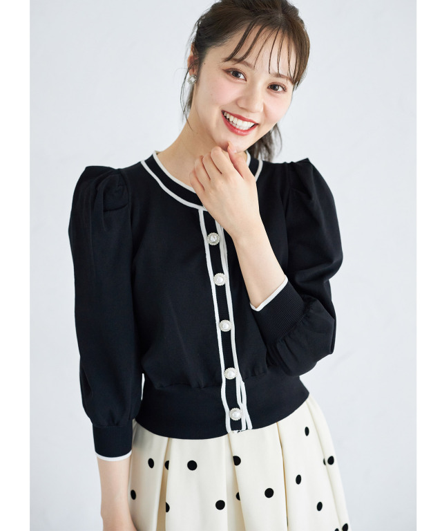 美品】バーバリーブルーレーベルニットアンサンブルカーディガン