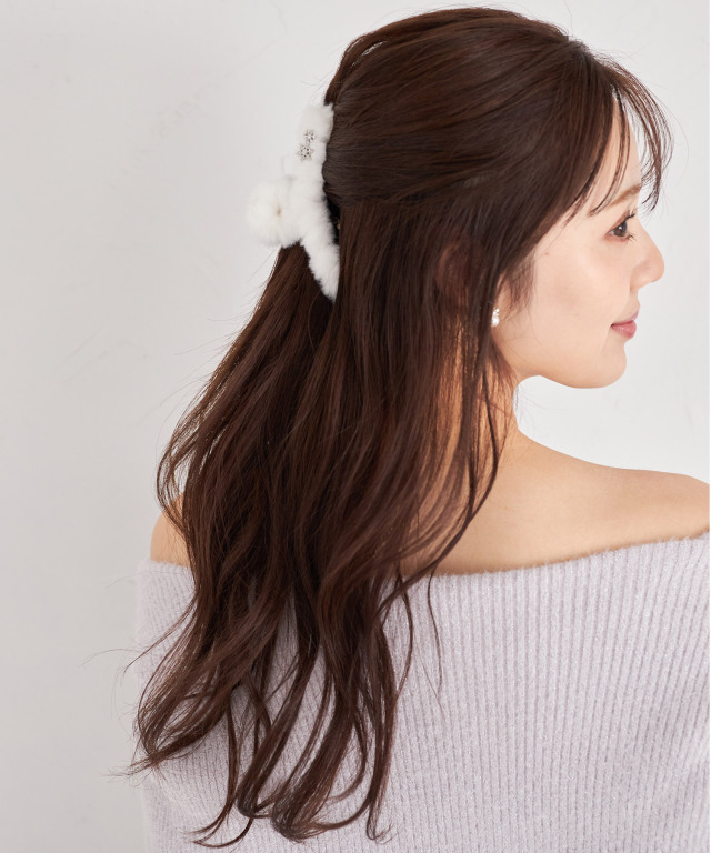 スノーフレーク付きファーバンス