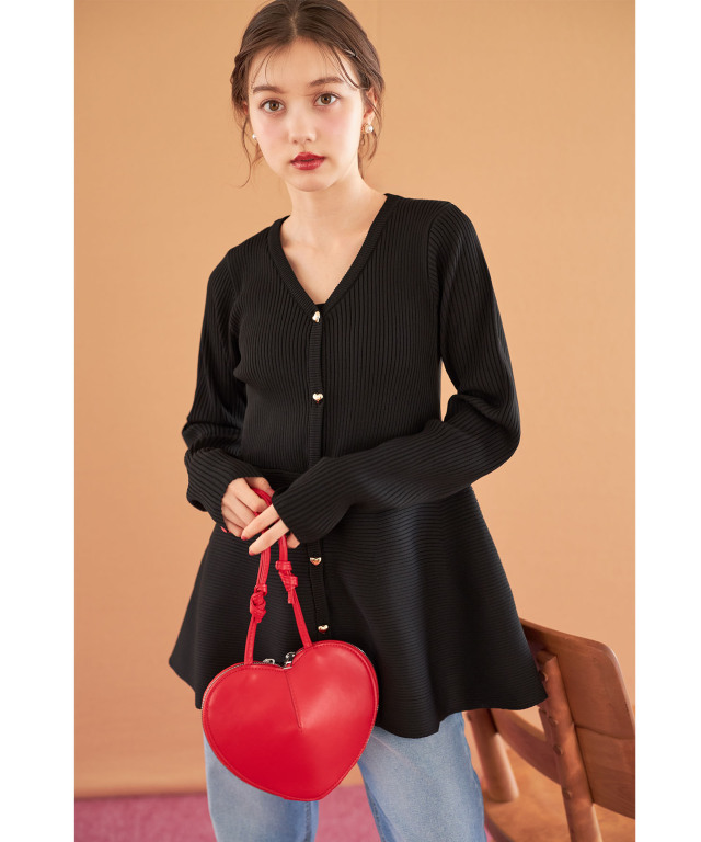 ハート型ポシェット