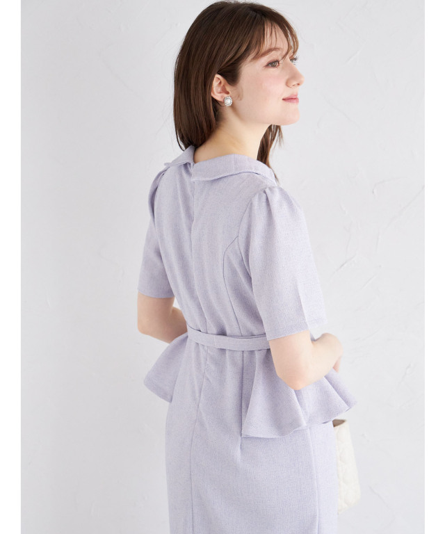 新品❤️レザレクション❤️スカート tocco closet リボン刺繍シアーフレアスカート【sambina